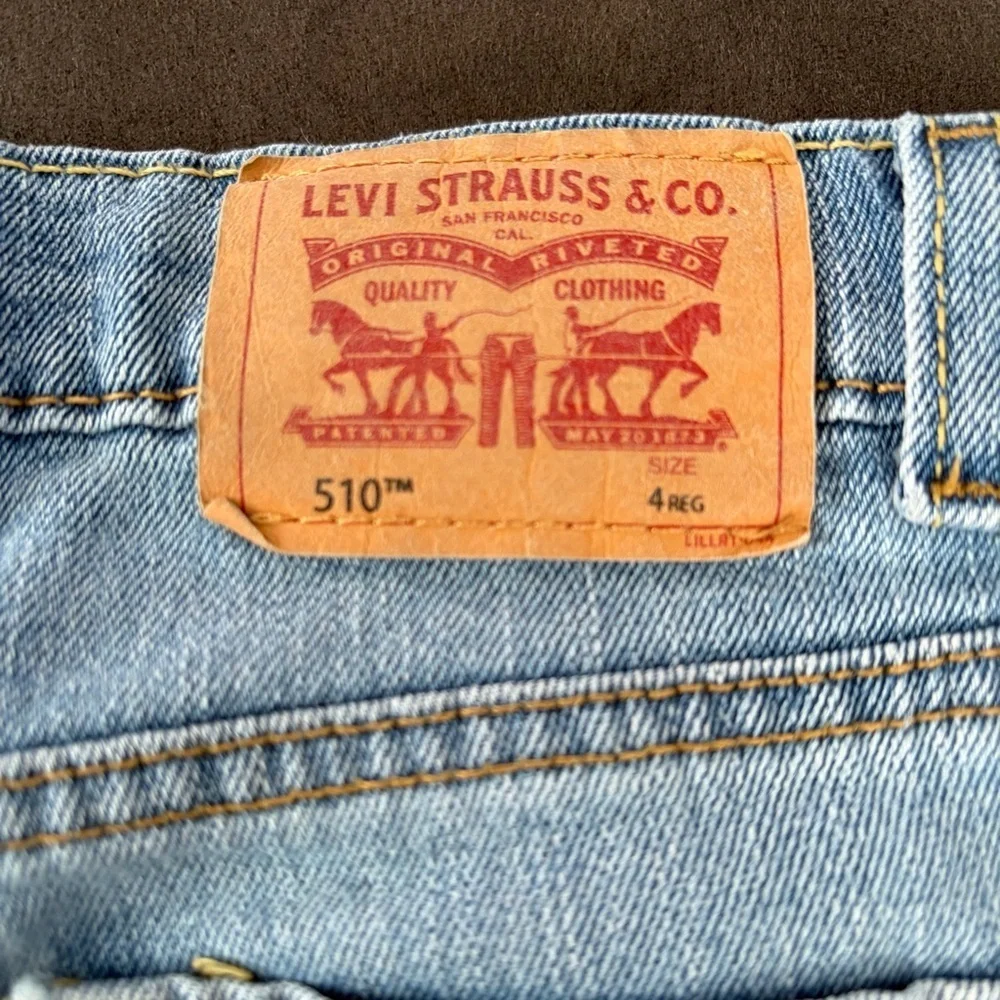 👖 Levi’s 510 Performance Super Skinny Boys Jeans | Distressed | Size 4 Reg